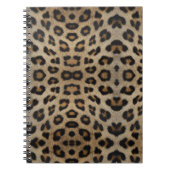 Girl-chic Leopard-Blatt-Tiermuster Spaß Notizblock (Vorderseite)