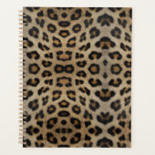 Girl-chic Leopard-Blatt-Tiermuster Spaß Planer (Vorderseite)