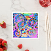 Girl Chic Modern Cocktail Papier Napkins Serviette (Beispiel)
