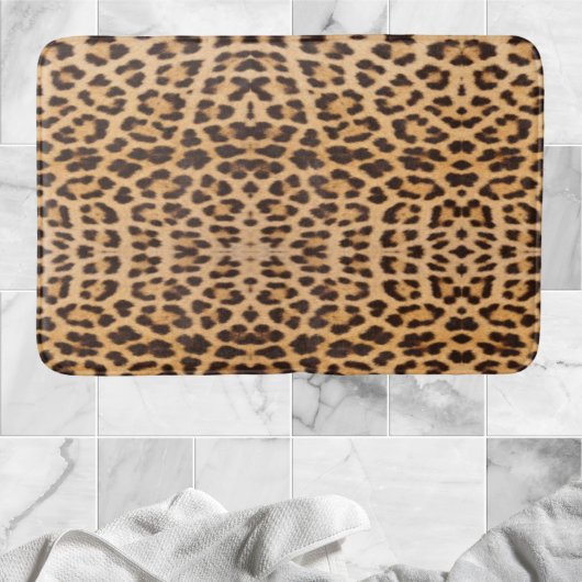 Girl-Chic Wildsafari-Leopardenprint Badematte