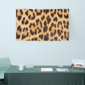 Girl-Chic Wildsafari-Leopardenprint Banner (Messeveranstaltung)