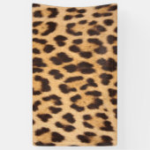 Girl-Chic Wildsafari-Leopardenprint Banner (Vertikal)