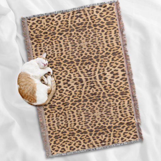 Girl-Chic Wildsafari-Leopardenprint Decke