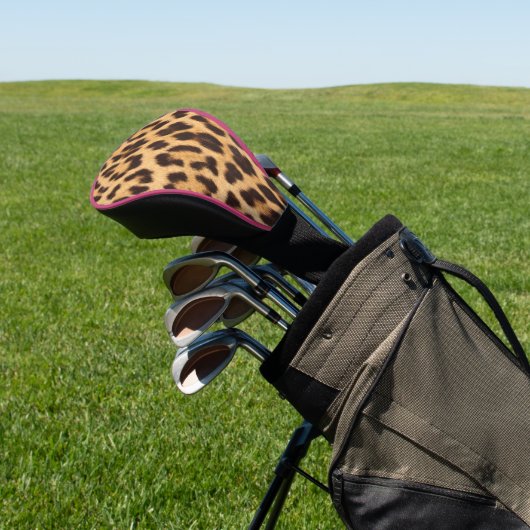 Girl-Chic Wildsafari-Leopardenprint Golf Headcover (In SItu)