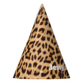 Girl-Chic Wildsafari-Leopardenprint Partyhütchen (Links)