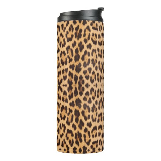 Girl-Chic Wildsafari-Leopardenprint Thermosbecher (Nach links gedreht)