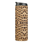 Girl-Chic Wildsafari-Leopardenprint Thermosbecher (Nach rechts gedreht)