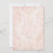 Girl Christening Bautizo Einladungen ins Spanische (Rückseite)