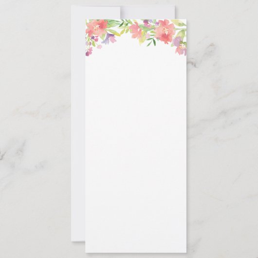 Girl Christening cards Spanisch; Bautismo Español Einladung (Rückseite)