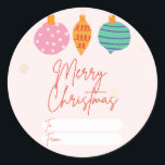 Girl Christmas-Geschenksticker Runder Aufkleber<br><div class="desc">Verwandeln Sie Ihre Urlaubsgeschenke mit diesem bezaubernden Weihnachtsaufkleber für Mädchen. Dieser Aufkleber, der mit kalkfarbenen Pastellfarben, Konfetti-Akzenten und einem niedlichen Urlaubsmotiv gestaltet wurde, verleiht jedem Geschenk eine Touch von Eleganz und Charme. Ideal für Freunde, Töchter oder Schwestern, macht es Ihr Geschenk unter dem Weihnachtsbaum auffällig. Die Klebefläche des Aufklebers sorgt...</div>