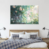 *~* Girl CLIMBING ROSE TV2 Stretched Canvas Print Leinwanddruck (Insitu (Schlafzimmer))