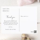 Girl Clothes Minimalistische Kinderdusche Postkarte