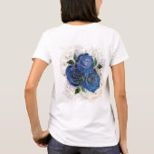 Girl Collage - Mitternachtsblau T-Shirt (Rückseite)