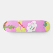 Girl Colorful Skateboard (Horizontal)