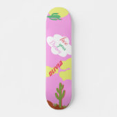 Girl Colorful Skateboard (Vorne)