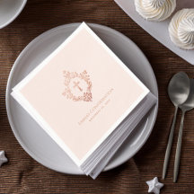 Girl Confirmation Blush Pink Rose Gold Cross Wappe