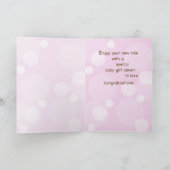 Girl Cousin Glückwunsch Karte (Innenseite)