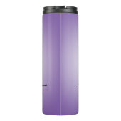 Girl Cross Country Skier Thermosbecher (Rückseite)