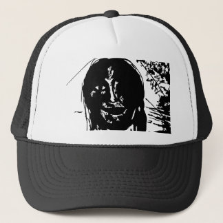 GIRL CURIOUS SVG TRUCKERKAPPE