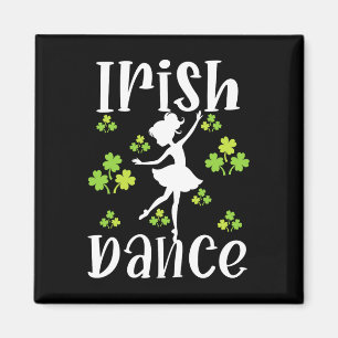 Girl Dancing Dancer Irish Dance St Patrick's Day Magnet