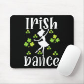 Girl Dancing Dancer Irish Dance St Patrick's Day Mousepad (Mit Mouse)