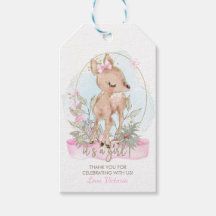 Girl Deer Baby Shower Favor