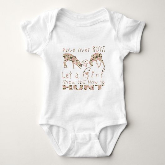 GIRL DEER HUNTER BABY STRAMPLER (Vorderseite)