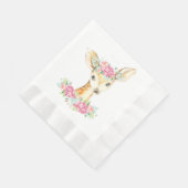 Girl Deer Paper Napkins Serviette (Ecke)