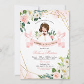 Girl del Primera comunion Einladung (Vorderseite)