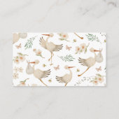 Girl Diaper Raffle Begleitkarte (Rückseite)