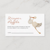 Girl Diaper Raffle Begleitkarte (Vorderseite)