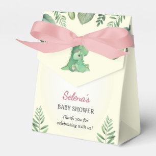Girl Dinosaur Kinderdusche Sprinkle Geschenktasche Geschenkschachtel