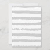 Girl Dinosaurier niedliche Einladung (Rückseite)