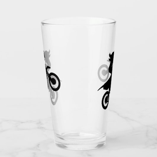 Girl Dirt Bike Glas (Links)