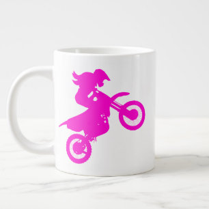 Girl Dirt Bike Jumbo-Tasse