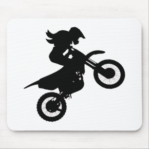Girl Dirt Bike Mousepad