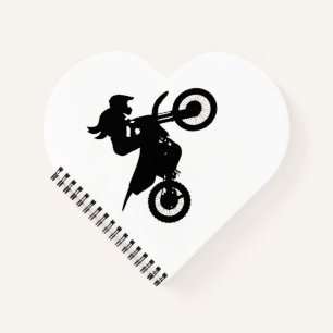 Girl Dirt Bike Notizblock