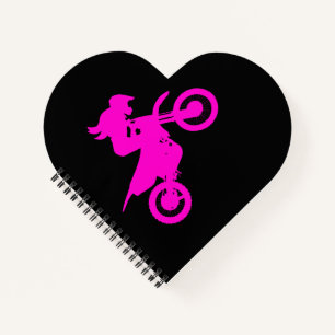 Girl Dirt Bike Notizblock