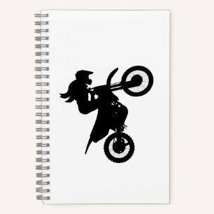 Girl Dirt Bike Notizblock