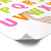 Girl Dschungel Kinderzimmer Lugano Gestern und Heu Poster (Ecke)