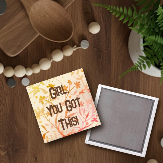 Girl, du Got diesen Personalisierten Inspirivity M Magnet