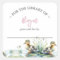 Girl Duck Baby Duck Buchzeichen