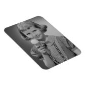 Girl Eating Ice Creme Magnet (Rechte Seite)