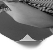 Girl Eating Ice Creme Poster (Ecke)