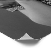 Girl Eating Ice Creme Poster (Ecke)