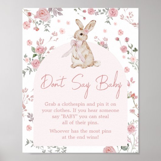 Girl ein bisschen SonnenBaby-Dusche sagt nicht Bab Poster (Vorne)