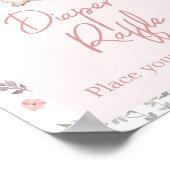 Girl ein paar Bunny Baby Duschdusche Windeln Raffl Poster (Ecke)