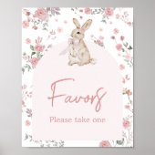 Girl ein paar Bunny Baby Duwer Favoriten Poster (Vorne)