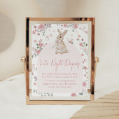 Girl ein wenig sonnige Babydusche Späte nächtliche Poster