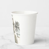 Girl Elegant in Schwarz und Weiß Pappbecher (Links)